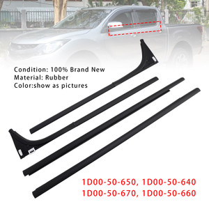 2012-2019 Mazda BT-50 Pro 4pcs Inner Outer Weatherstrip Door Belt 1D00-50-650 Generic