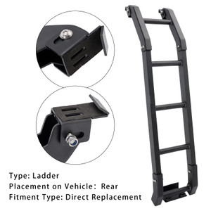2019+ Jimny Sierra JB64 JB74 Tailgate Rear Ladder Lightweight Aluminum Generic