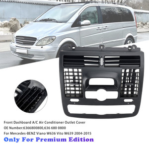 2004-2015 Mercedes-BENZ Viano W636 Center Front Dashboard A/C Air Conditioner Outlet Cover 6366800800 Generic