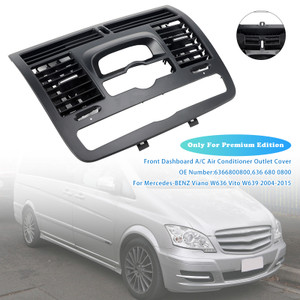 2004-2015 Mercedes-BENZ Vito W639 Center Front Dashboard A/C Air Conditioner Outlet Cover 6366800800 Generic