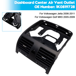2006-2011 Volkswagen Jetta Dashboard Center Air Vent Outlet 1K0819728 Generic