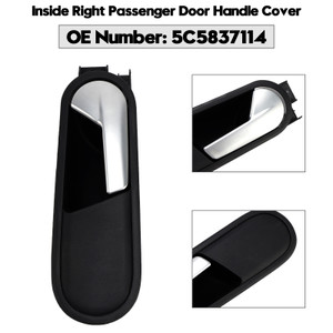 2012-2014 VW Beetle Inside Right Passenger Door Handle Cover 5C5837114 Generic