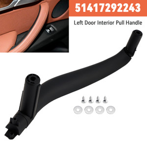 2015-2019 BMW X6 F16 Left Door Interior Pull Handle Inside Trim Black 51417292243 Generic