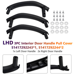 2014-2018 BMW X5 F15 LHD 3PC Interior Door Handle Pull Cover 51417292243 51417292244 Generic