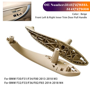 2014-2018 BMW F32/F33/F36/F82/F83 Left & Right Inner Trim Door Pull Handle 51417279315 51417279316 Generic