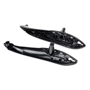2013-2015 BMW ActiveHybrid 3 Base 2x Carbon Fiber Inner Trim Door Pull Handle Generic