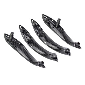 2012-2018 BMW 3 4  Series 4PCS Carbon Fiber Inner Trim Door Pull Handle Generic