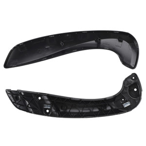 2009-2015 Renault Fluence Front Left Inner Door Handle Base+Cover Set Black Generic