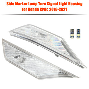 2016-2021 Honda Civic Side Marker Lamp Turn Signal Light Housing With light bulb Generic