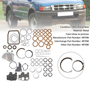 1998-2003 Ford 4R70W Transmission Deluxe Rebuild Kit 4R70W Generic