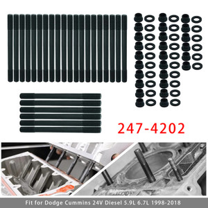 1998-2018 Dodge Cummins 24V Diesel 5.9L 6.7L Cylinder Head Stud Kit 247-4202 Generic