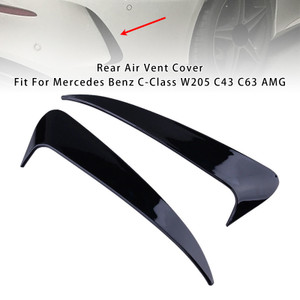 2014-2019  Benz C Class W205 C43 C63 Rear Air Vent Cover Gloss Black Generic
