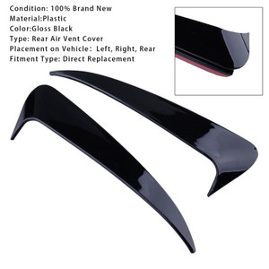 2014-2019  Benz C Class W205 C43 C63 Rear Air Vent Cover Gloss Black Generic