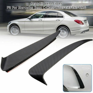 2014-2019 Mercedes Benz C Class W205 C43 C63 Rear Air Vent Cover Carbon Fiber Look Generic