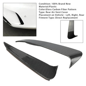 2014-2019 Mercedes Benz C Class W205 C43 C63 Rear Air Vent Cover Carbon Fiber Look Generic