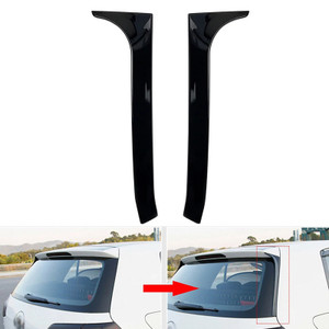 2008-2013 VW Golf 6 GTI/GTR/GTD Pair Rear Window Side Wing Spoiler Gloss Black Generic