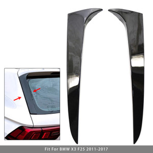 2011-2017 BMW X3 F25 Pair Rear Window Side Wing Spoiler Gloss Black Generic