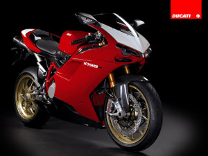 Fairings Ducati 1098 1198 848 Red White Center 1098 Racing (2007-2011)