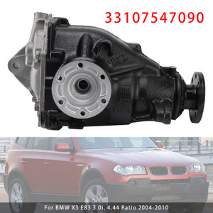 2004-2010 BMW X3 E83 3.0i Rear Differential Axle Carrier Assembly 4.44 Ratio 33107547090 Generic
