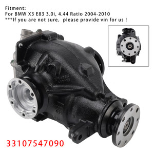2004-2010 BMW X3 E83 3.0i Rear Differential Axle Carrier Assembly 4.44 Ratio 33107547090 Generic