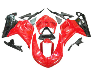 Fairings Ducati 1098 1198 848 Red & Black Racing (2007-2011)