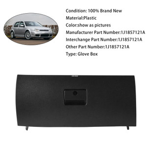 2002-2012 VW Golf Jetta Wagon Dash Glove Box Door Lid Cover Black 1J1857121A Generic