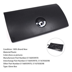 2001-2008 Mini Cooper R50 R52 R53 Glove Box Door Cover Black 51166959970 Generic
