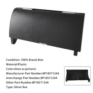 2004-2012 Audi A3 S3 8P Glove Box Door Cover Black 8P1857124A Generic