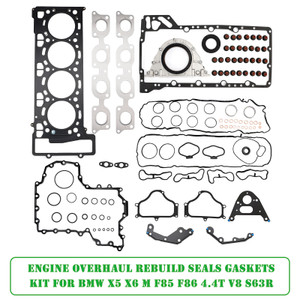 2014-2019 BMW X5 X6 M Engine Overhaul Rebuild Seals Gaskets Kit Generic
