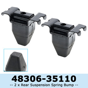 2001-2005 Toyota Hilux Pickup MK5 KDN165 2.5TD 2x Rear Suspension Spring Bump Stop R/H L/H Generic