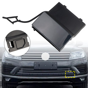 2014-2018 VW Touarge Car Front Left Bumper Tow Hook Eye Cover Cap 7P6807185A Generic
