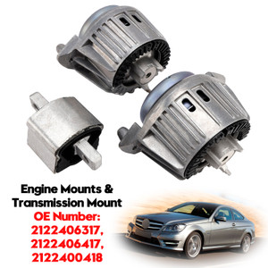 2007-2015 Mercedes-Benz C-Class C204 S204 W204 Engine Mounts & Transmission Mount 2122406317 Generic