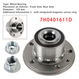 2009+ VW TRANSPORTER MK5 MK6 2.0D Wheel Bearing Kit 7H0401611D Generic