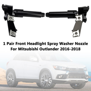 2016-2018 Mitsubishi Outlander 1 Pair Front Headlight Spray Washer Nozzle 8264A309 8264A310 Generic