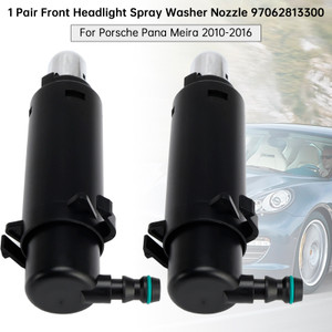 2010-2016 Porsche Pana Meira 1 Pair Front Headlight Spray Washer Nozzle 97062813300 Generic