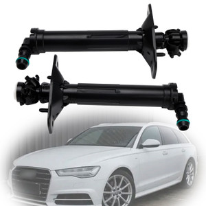 2011-2018 Audi A6 C7 1 Pair Front Headlight Spray Washer Nozzle 4G0955101 4G0955102 Generic