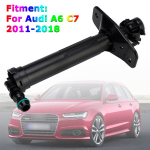 2011-2018 Audi A6 C7 1 Pair Front Headlight Spray Washer Nozzle Left 4G0955101 Generic