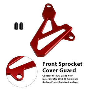2000-2024 Suzuki DR-Z400SM DRZ400/S/E Front Sprocket Cover Guard Red Generic