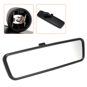 SEAT Ibiza Leon Toledo Rear View Interior Mirror Glass 3B0857511G Black Generic