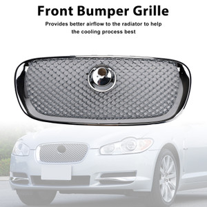 2008-2011 Jaguar XF XF-R Style Front Bumper Grille Chrome Generic