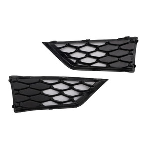 2012-2017 Seat Leon Cupra 5F Front Honeycomb Fog Light Grille Cover Black Generic