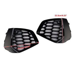 2021-2023 Audi A3 S-line Black S3 Front Honeycomb Fog Light Grille Generic