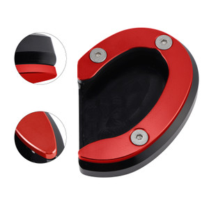 Kickstand Enlarge Plate Pad fit for Bonneville Bobber T100 T120 18-20 Red