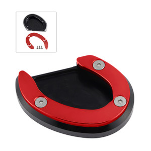 Kickstand Enlarge Plate Pad fit for Bonneville Bobber T100 T120 18-20 Red