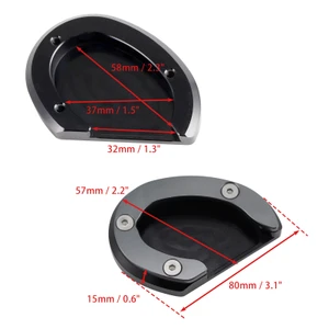 Kickstand Enlarge Plate Pad fit for Bonneville Bobber T100 T120 2018-2020