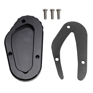 Kickstand Enlarge Pad fit for Bonneville T100 Street Scrambler 900 18-23 Black
