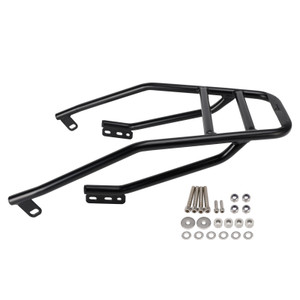 2018-2025 Moto Guzzi V9 Bobber/ Roamer Rear Carrier Tube Type Luggage Rack Black Generic