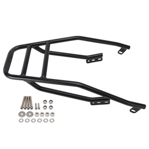2018-2025 Moto Guzzi V9 Bobber/ Roamer Rear Carrier Tube Type Luggage Rack Black Generic