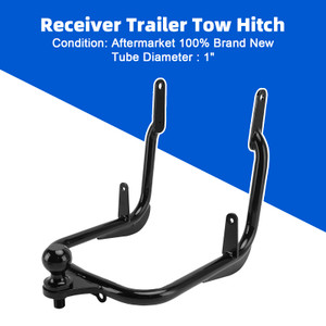 2009-2023 Harley Receiver Trailer Tow Hitch Black Generic