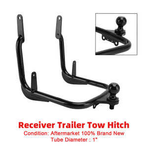 2009-2023 Harley Receiver Trailer Tow Hitch Black Generic